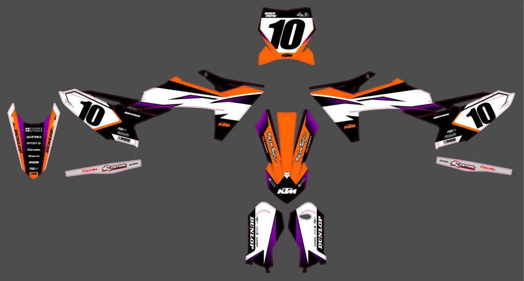 Okleina motocyklowa KTM - KTM-709