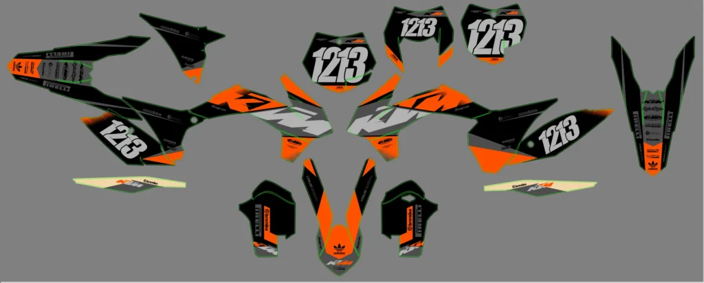 Okleina motocyklowa KTM - KTM-629