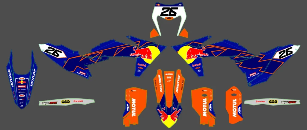 Okleina motocyklowa KTM - KTM-884