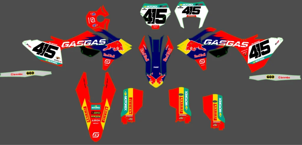 Okleina motocyklowa GAS GAS - GAS-141