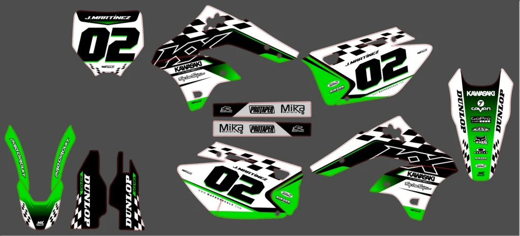 Okleina motocyklowa KAWASAKI - KAW-199