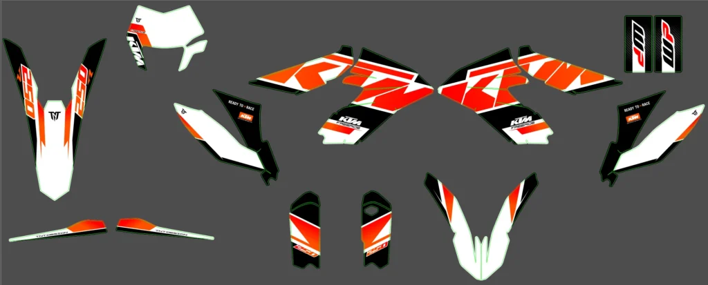 Okleina motocyklowa KTM - KTM-510