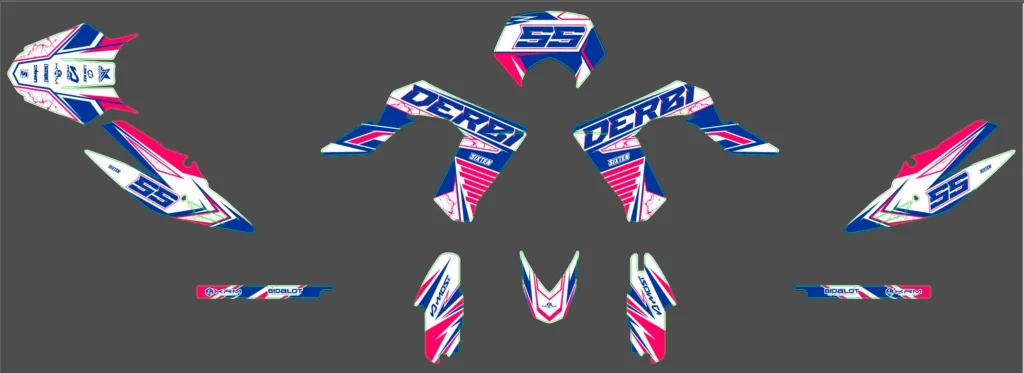 Okleina motocyklowa DERBI - DERBI-39
