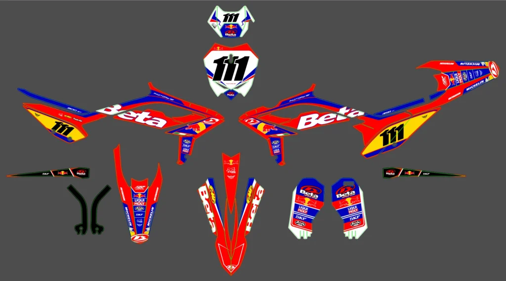 Okleina motocyklowa BETA - BETA-91