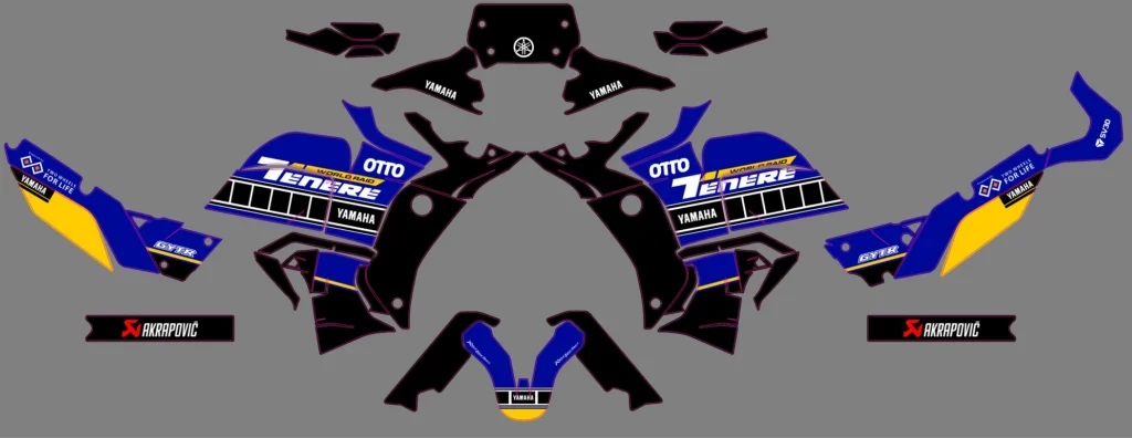 Okleina motocyklowa YAMAHA - YAM-467