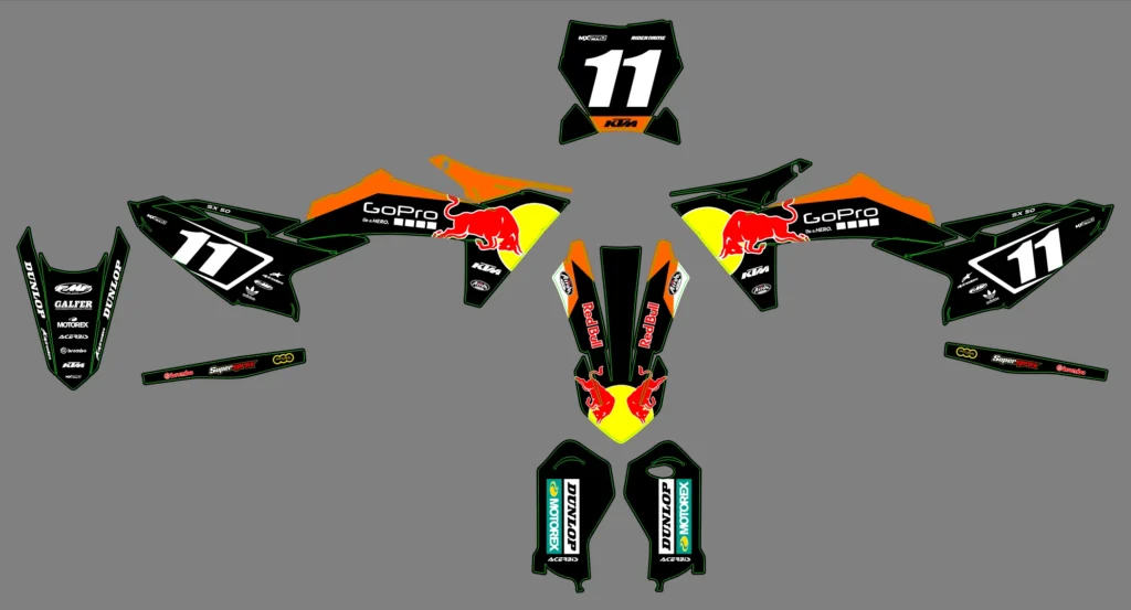 Okleina motocyklowa KTM - KTM-482