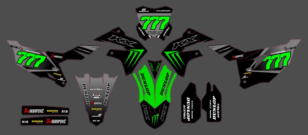 Okleina motocyklowa KAWASAKI - KAW-202