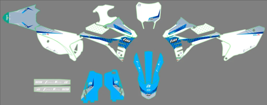 Okleina motocyklowa TM Racing - TMR-13