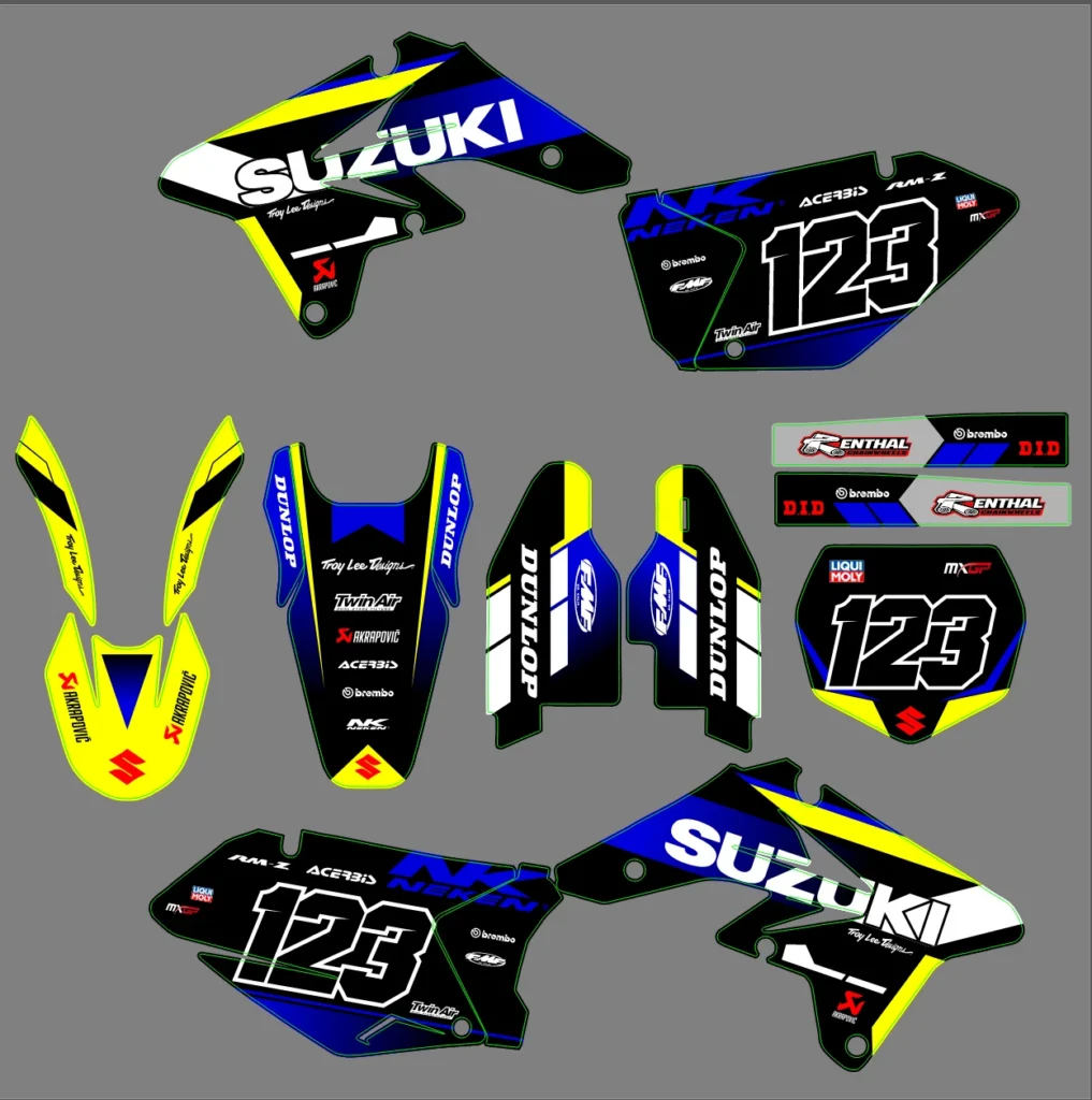 Okleina motocyklowa SUZUKI - SUZ-121