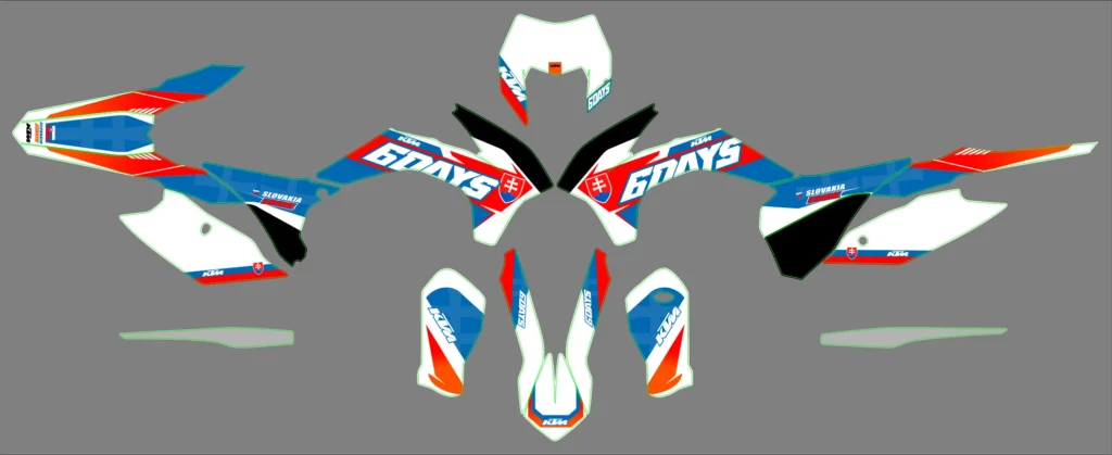 Okleina motocyklowa KTM - KTM-398