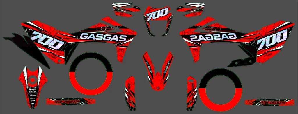 Okleina motocyklowa GAS GAS - GAS-146
