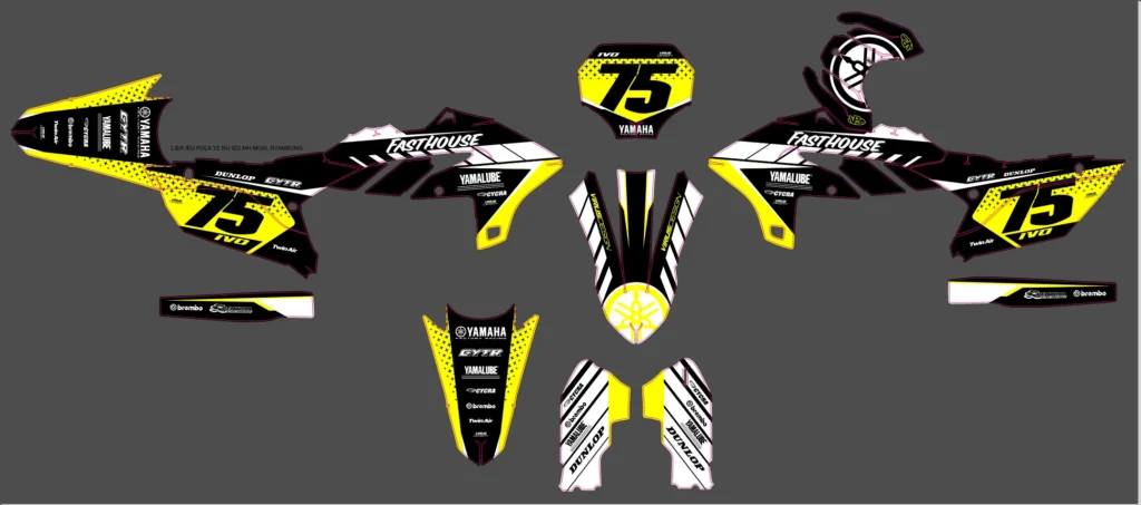 Okleina motocyklowa YAMAHA - YAM-475