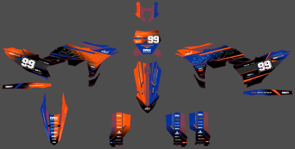 Okleina motocyklowa KTM - KTM-1001
