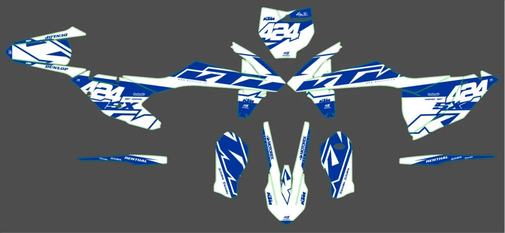 Okleina motocyklowa KTM - KTM-512