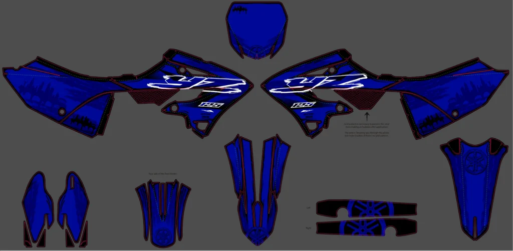 Okleina motocyklowa YAMAHA - YAM-477