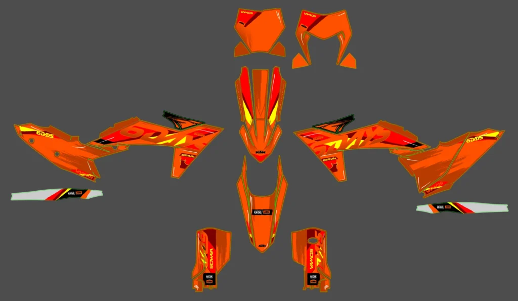 Okleina motocyklowa KTM - KTM-1046