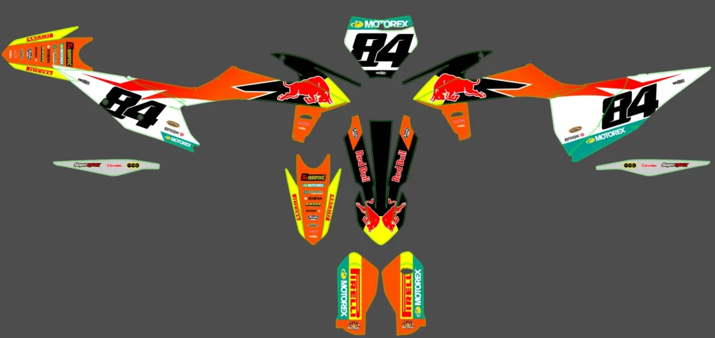 Okleina motocyklowa KTM - KTM-562