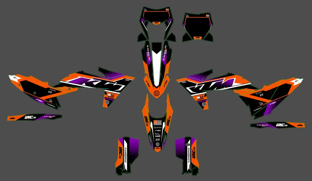 Okleina motocyklowa KTM - KTM-914