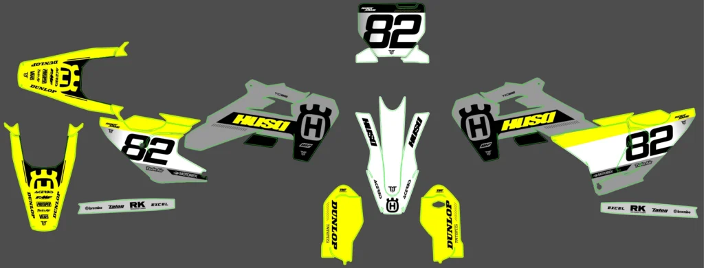 Okleina motocyklowa HUSQVARNA - HUSQ-323