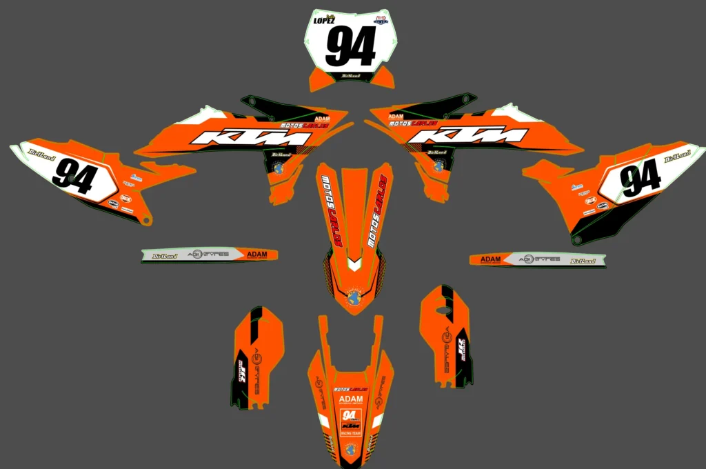 Okleina motocyklowa KTM - KTM-708