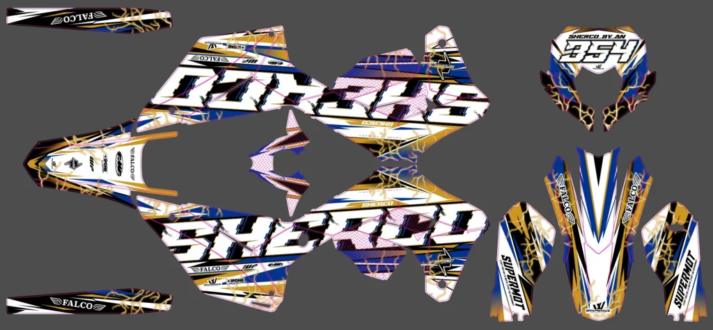 Okleina motocyklowa SHERCO - SHERCO-31