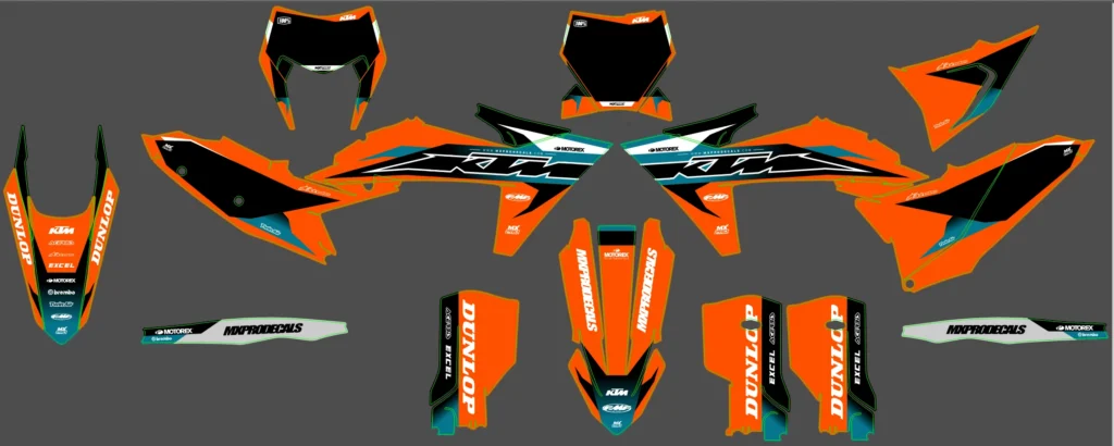 Okleina motocyklowa KTM - KTM-741