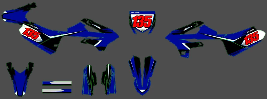 Okleina motocyklowa YAMAHA - YAM-480
