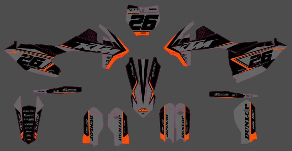 Okleina motocyklowa KTM - KTM-858