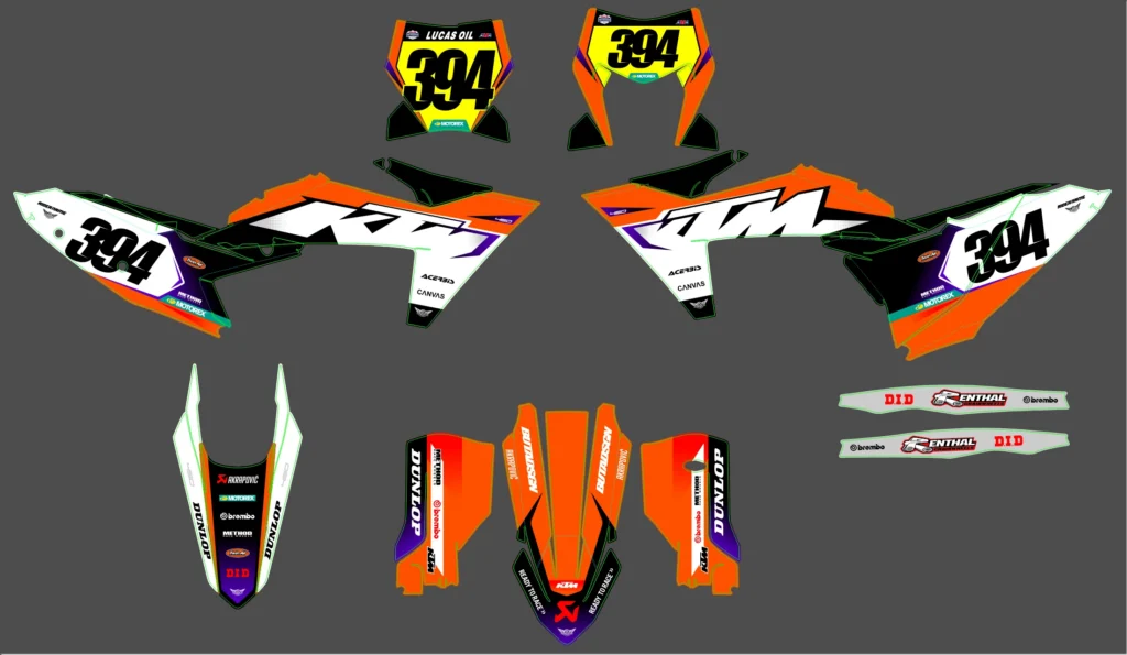 Okleina motocyklowa KTM - KTM-967