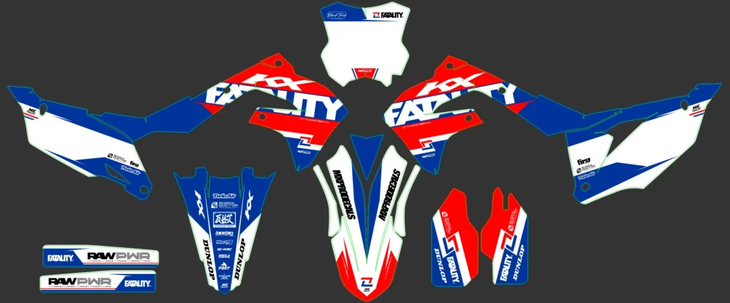 Okleina motocyklowa KAWASAKI - KAW-206