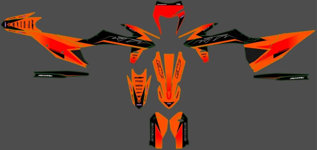 Okleina motocyklowa KTM - KTM-536