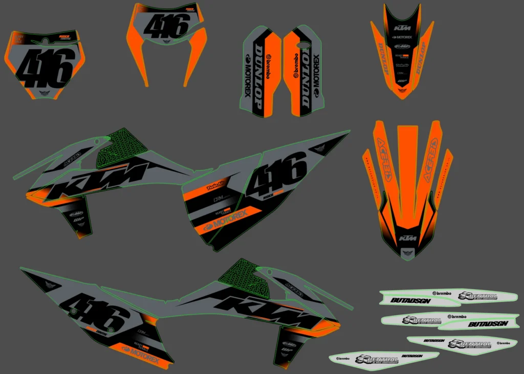 Okleina motocyklowa KTM - KTM-990