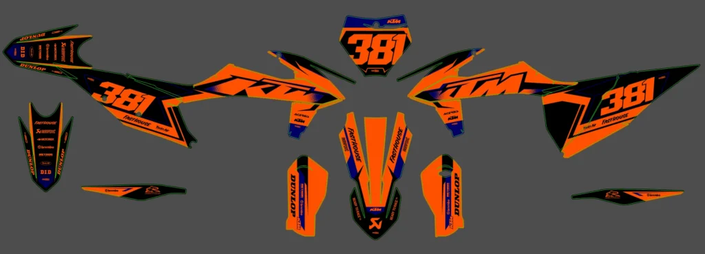 Okleina motocyklowa KTM - KTM-577