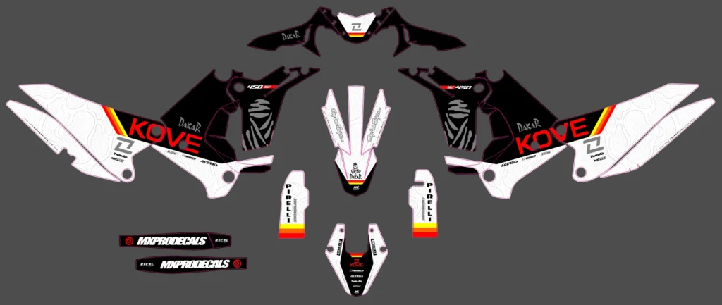 Okleina motocyklowa KOVE - KOV-06