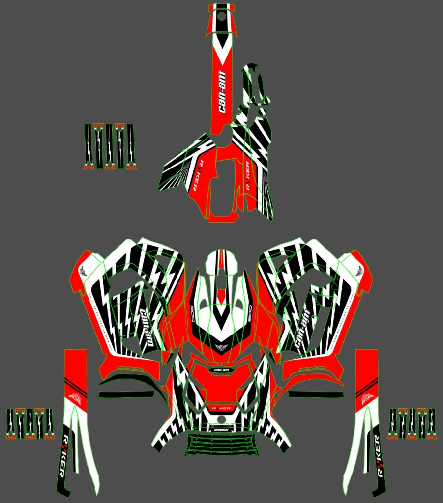 Okleina motocyklowa RYKER - RYK-37