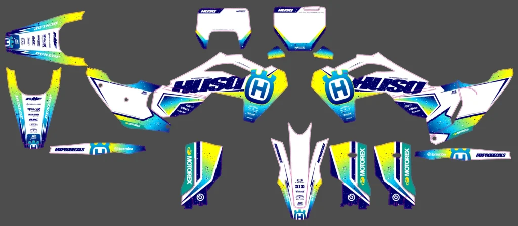 Okleina motocyklowa HUSQVARNA - HUSQ-326