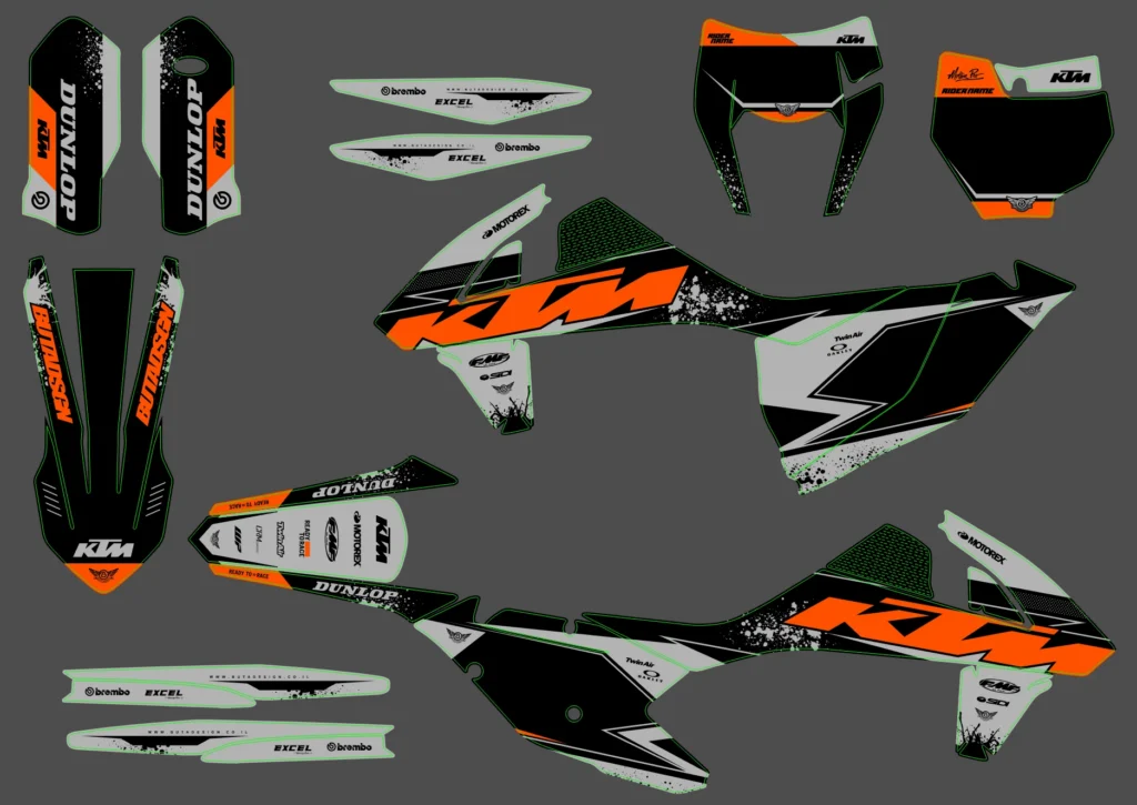 Okleina motocyklowa KTM - KTM-961