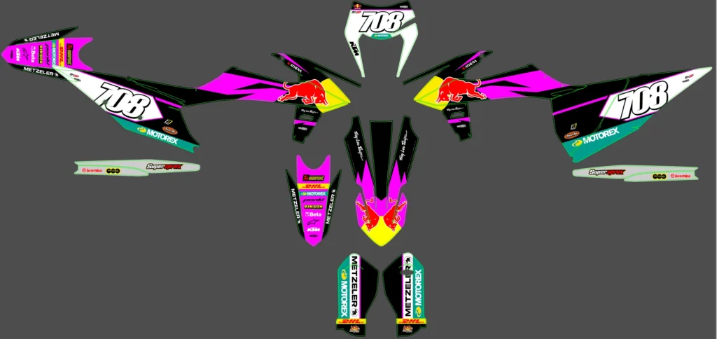 Okleina motocyklowa KTM - KTM-586