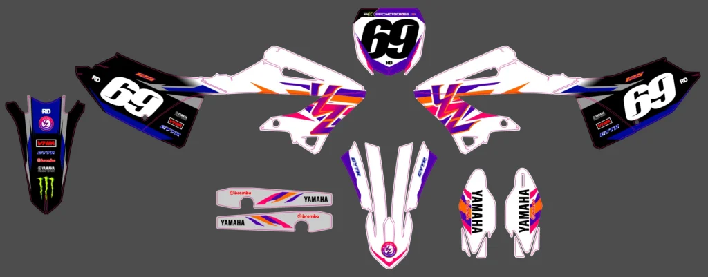Okleina motocyklowa YAMAHA - YAM-489