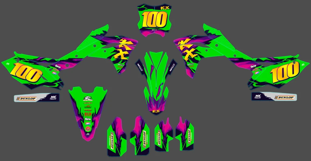 Okleina motocyklowa KAWASAKI - KAW-208