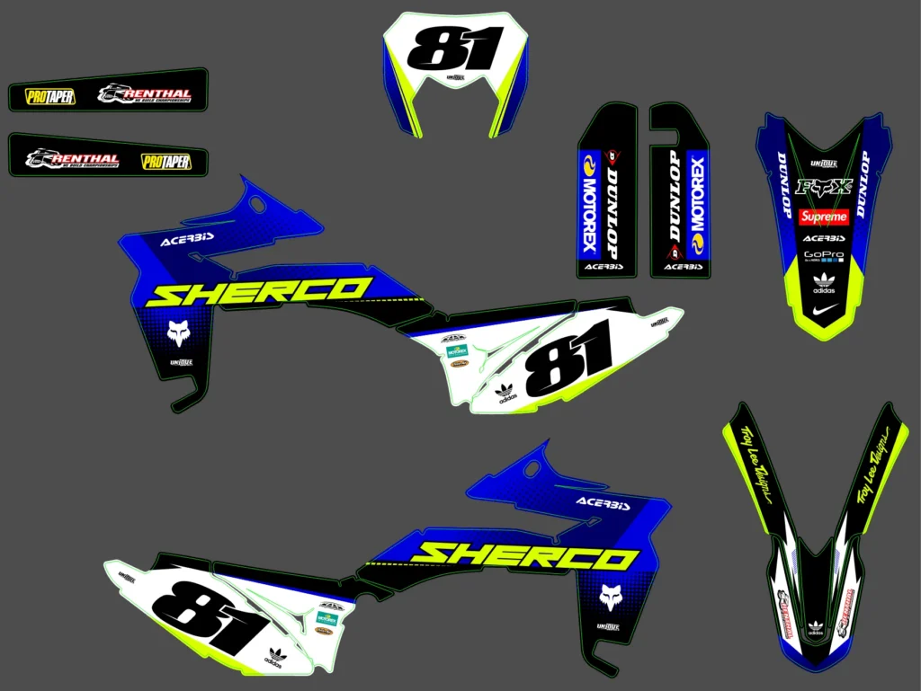 Okleina motocyklowa SHERCO - SHERCO-33