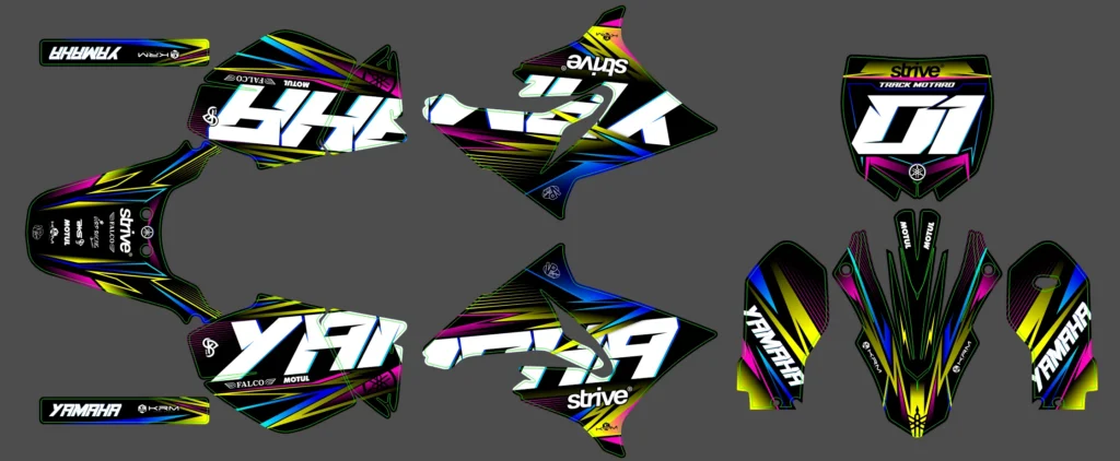 Okleina motocyklowa YAMAHA - YAM-492