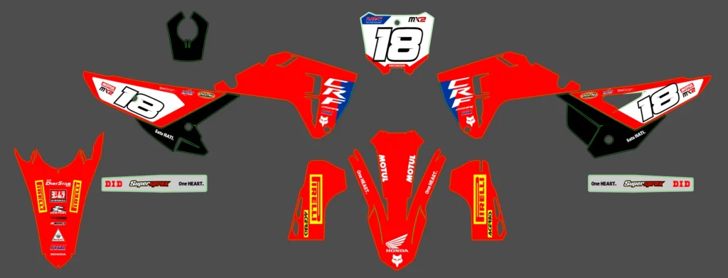 Okleina motocyklowa HONDA - HON-324