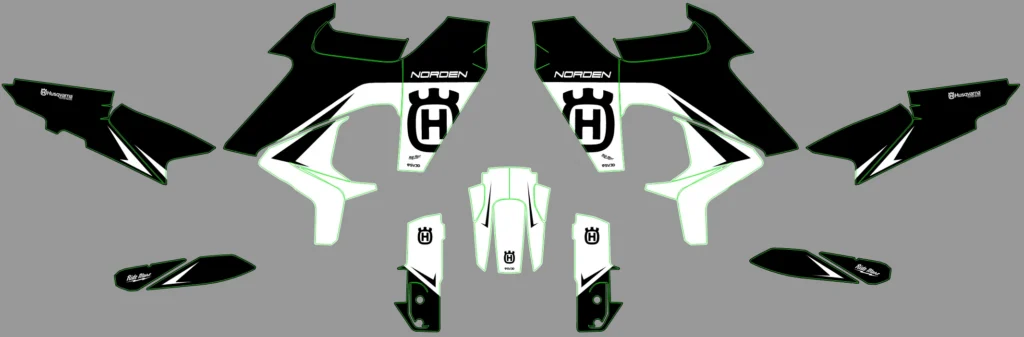 Okleina motocyklowa HUSQVARNA - HUSQ-327