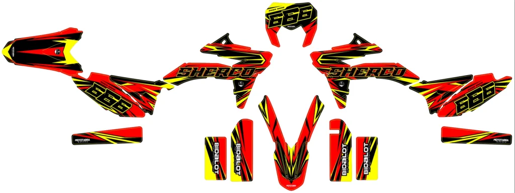 Okleina motocyklowa SHERCO - SHERCO-34
