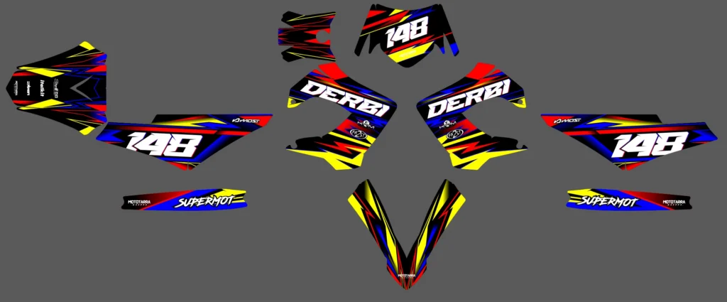 Okleina motocyklowa DERBI - DERBI-53