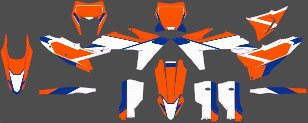 Okleina motocyklowa KTM - KTM-822