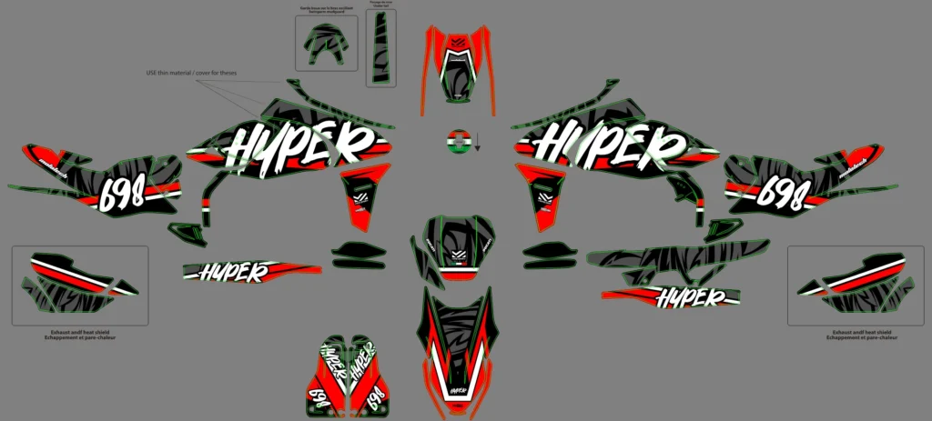Okleina motocyklowa DUCATI - DUC-06