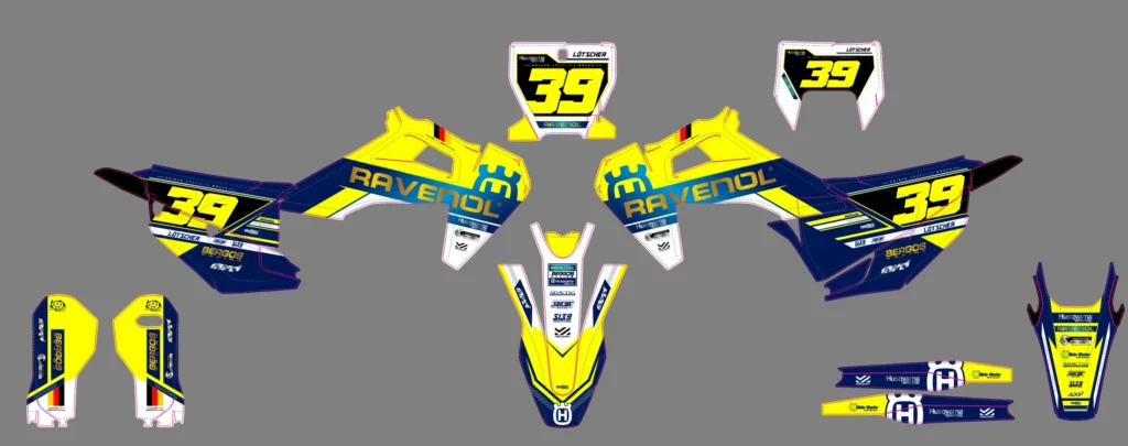 Okleina motocyklowa HUSQVARNA - HUSQ-328