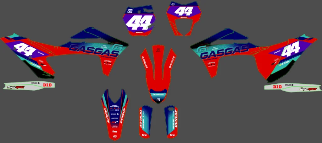 Okleina motocyklowa GAS GAS - GAS-151